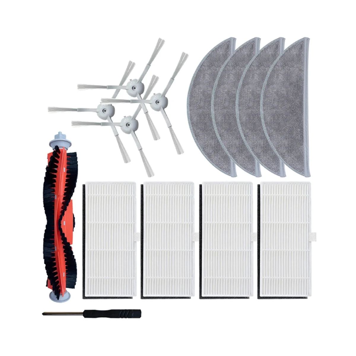 For R1 / R1A / R1 Pro / S1 Robot Vacuum Cleaner Main Side Brush Hepa Filter Mop Cloth Spare Parts
For R1 / R1A / R1 Pro / S1 Robot Vacuum Cleaner Main Side Brush Hepa Filter Mop Cloth Spare Parts
