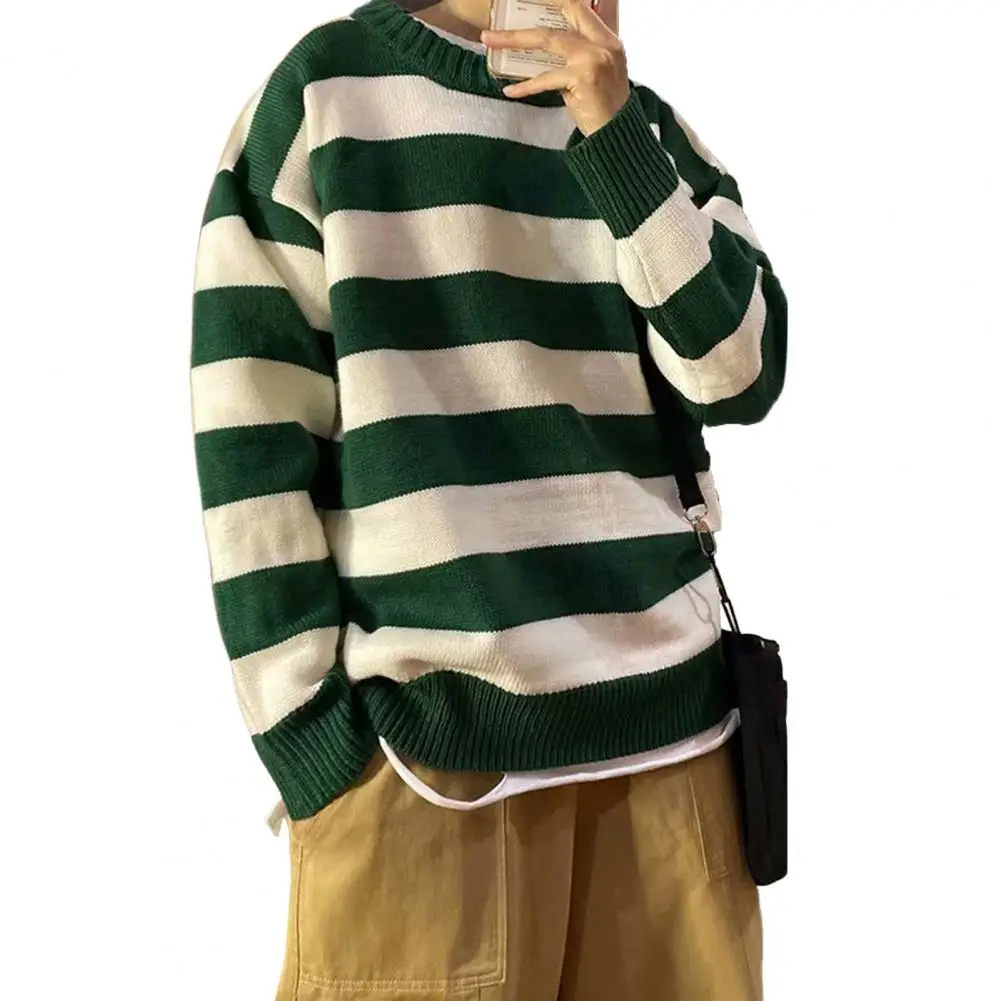 Streetwear Stylish Colors Matching Crew Neck Men Fall Sweater Contrast Color Men Fall Sweater Round Neck for School
Streetwear Stylish Colors Matching Crew Neck Men Fall Sweater Contrast Color Men Fall Sweater Round Neck for School