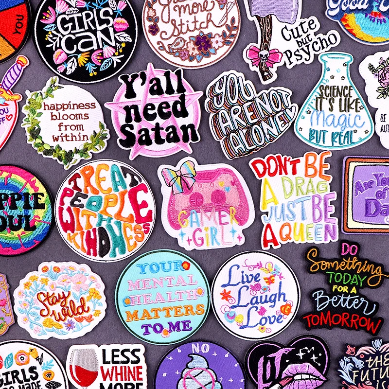 DIY Embroidery Patch With Cartoon Letters Embroidered Patches For Clothing Thermoadhesive Patches Iron On Patches On Clothes Sew
DIY Embroidery Patch With Cartoon Letters Embroidered Patches For Clothing Thermoadhesive Patches Iron On Patches On Clothes Sew