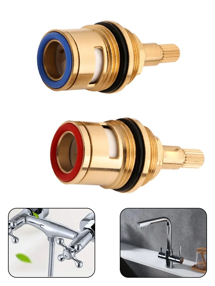 Replacement Brass Ceramic Tap Valve Cartridge G3/4 For Hot & Cold Faucet Ceramic Disc Cartridge Inner Faucet Valve For Bathroom
Replacement Brass Ceramic Tap Valve Cartridge G3/4 For Hot & Cold Faucet Ceramic Disc Cartridge Inner Faucet Valve For Bathroom
