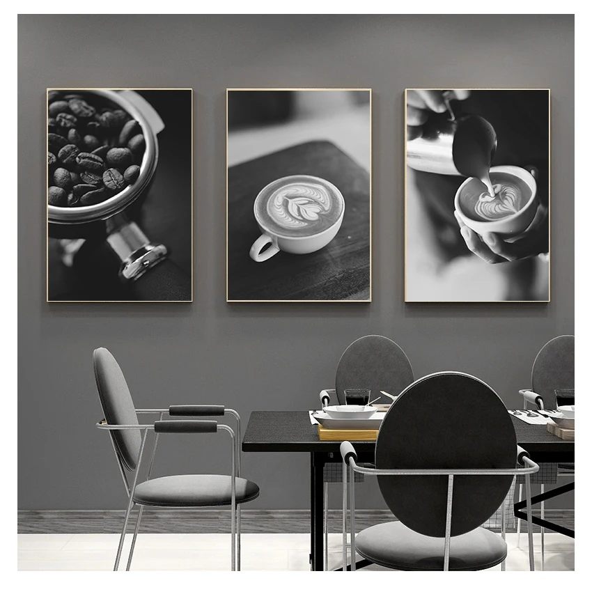 Kitchen Poster Black White Coffee Food Drink Canvas Print Wall Art Painting Modern Picture Dining Room Restaurant Decoration
Kitchen Poster Black White Coffee Food Drink Canvas Print Wall Art Painting Modern Picture Dining Room Restaurant Decoration