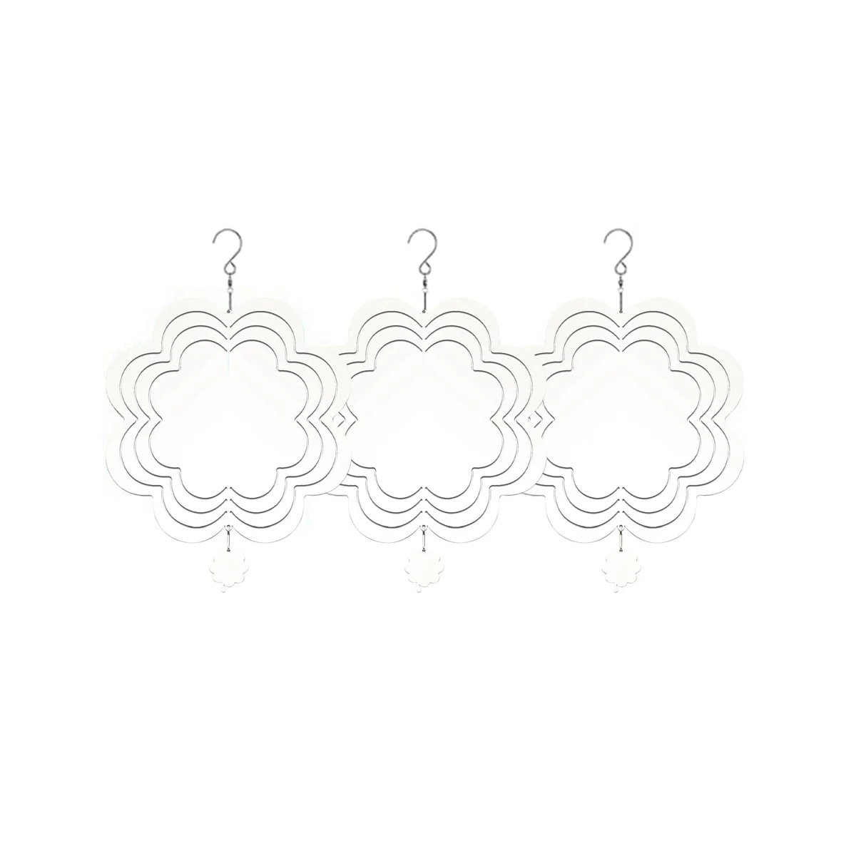3 Pcs 10 Inch Sublimation Wind Spinner Blanks 3D Hanging Wind Spinners Double Sided Wind Powered Kinetic Sculpture
3 Pcs 10 Inch Sublimation Wind Spinner Blanks 3D Hanging Wind Spinners Double Sided Wind Powered Kinetic Sculpture