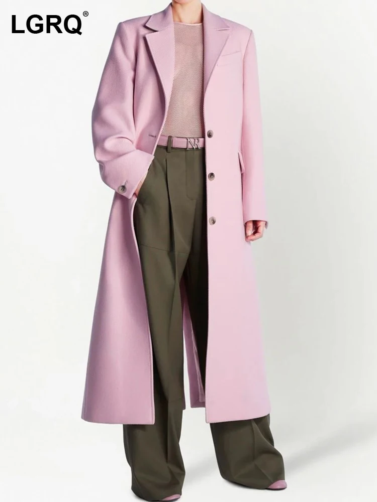 LGRQ 2023 Fashion Autumn Winter Solid Color Long Woolen Trench Coat Women High Quality Elegant Trendy Windbreaker Jacket 19F3419
LGRQ 2023 Fashion Autumn Winter Solid Color Long Woolen Trench Coat Women High Quality Elegant Trendy Windbreaker Jacket 19F3419