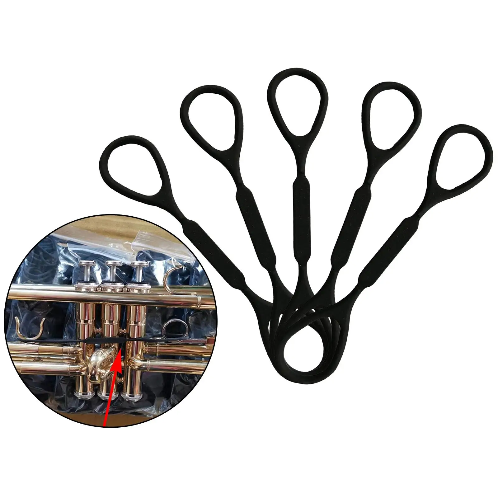 5x Black Rubber Trumpet Slide Stopper Ring Musical Instrument Accessory
5x Black Rubber Trumpet Slide Stopper Ring Musical Instrument Accessory