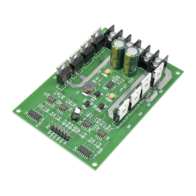 10A dual motor drive module, high power H bridge, braking function, DC motor drive controller
10A dual motor drive module, high power H bridge, braking function, DC motor drive controller