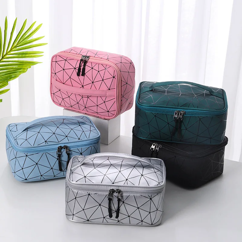 High Capacity Ins Cosmetic Bag Women Travel Makeup Bag Waterproof Toiletry Storage Bags Organizer Diamond Pattern Make Up Cases
High Capacity Ins Cosmetic Bag Women Travel Makeup Bag Waterproof Toiletry Storage Bags Organizer Diamond Pattern Make Up Cases