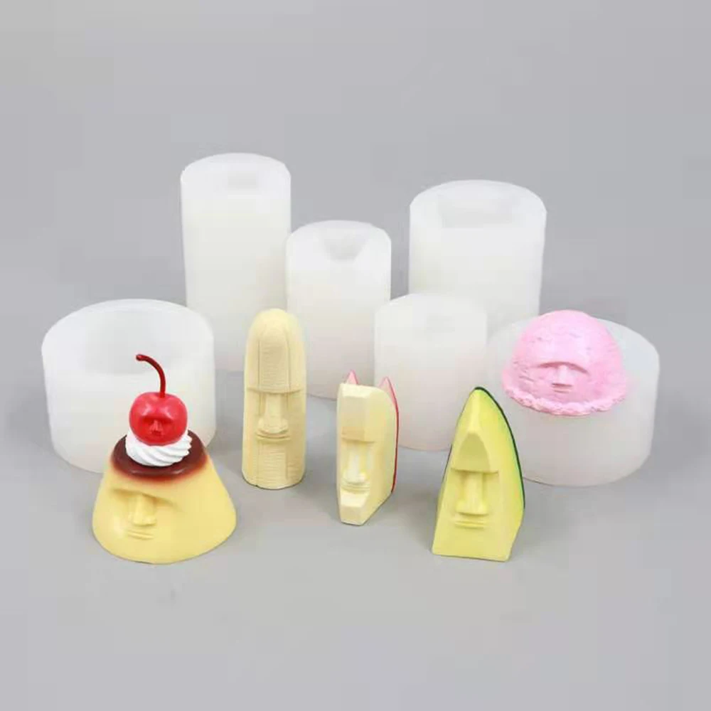 Fruit Pudding 3D Moai Stone Statue Easter Island Fruit Pudding Decoration Chocolate Cake Decoration Silicone Mold for Easter
Fruit Pudding 3D Moai Stone Statue Easter Island Fruit Pudding Decoration Chocolate Cake Decoration Silicone Mold for Easter