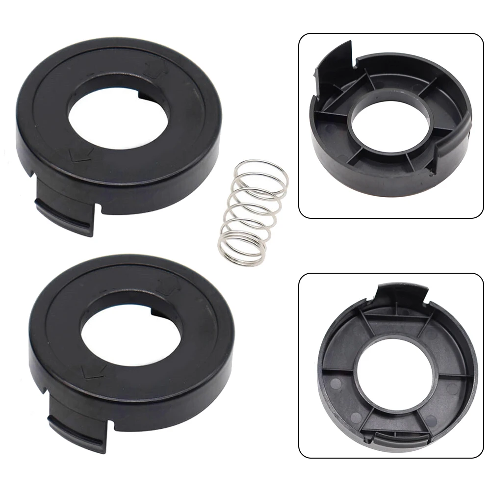 2pcs Plastic Spool Cover With Spring For Black Decker ST4500 For RS-136 RS-136-BKP 143684-01 Grass Trimmer Spool Cap Garden Tool
2pcs Plastic Spool Cover With Spring For Black Decker ST4500 For RS-136 RS-136-BKP 143684-01 Grass Trimmer Spool Cap Garden Tool