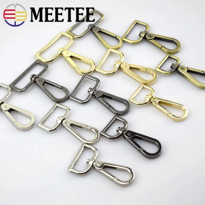 50pcs 16-50mm Meetee Metal Buckles Handbag Strap Lobster Clasp Swivel Trigger Clips Snap Hook Collar DIY Bags Hardware Accessory 
50pcs 16-50mm Meetee Metal Buckles Handbag Strap Lobster Clasp Swivel Trigger Clips Snap Hook Collar DIY Bags Hardware Accessory