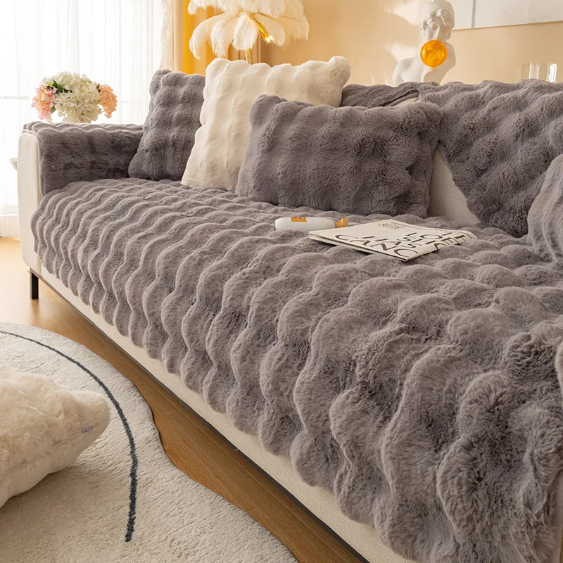 Plush Sofa Covers for Living Room Winter Thickened Plush Cushion Non-slip Leather Sofa Cushion Armchair Cushion Cover Lounge
Plush Sofa Covers for Living Room Winter Thickened Plush Cushion Non-slip Leather Sofa Cushion Armchair Cushion Cover Lounge
