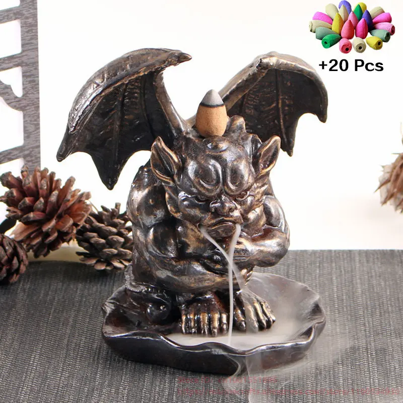 Gargoyle Air Fresheners Backflow Incense Burner Garden Patron Saint Nordic Decoration Diffuser Censer Holy Week Incense Sticks
Gargoyle Air Fresheners Backflow Incense Burner Garden Patron Saint Nordic Decoration Diffuser Censer Holy Week Incense Sticks