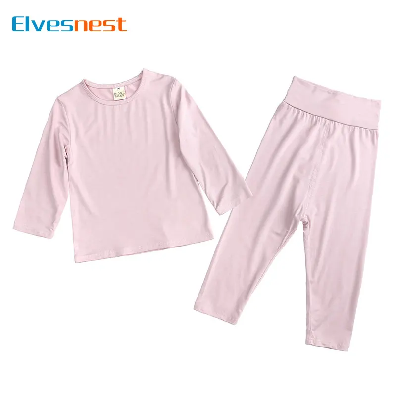 Spring Autumn Kids Clothes Girls Pajamas Outfit Solid Color Boys Pajamas Sets Cotton Long Sleeve Children Clothing 1-6 Years
Spring Autumn Kids Clothes Girls Pajamas Outfit Solid Color Boys Pajamas Sets Cotton Long Sleeve Children Clothing 1-6 Years