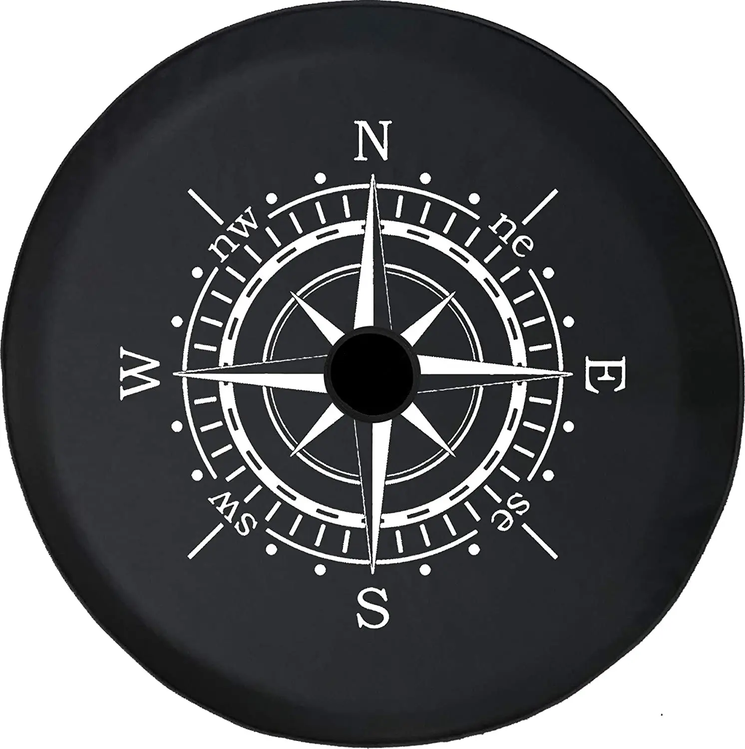 Pike Outdoors JL Series Spare Tire Cover with Backup Camera Hole Compass Sun Dial Black 33 in 
Pike Outdoors JL Series Spare Tire Cover with Backup Camera Hole Compass Sun Dial Black 33 in