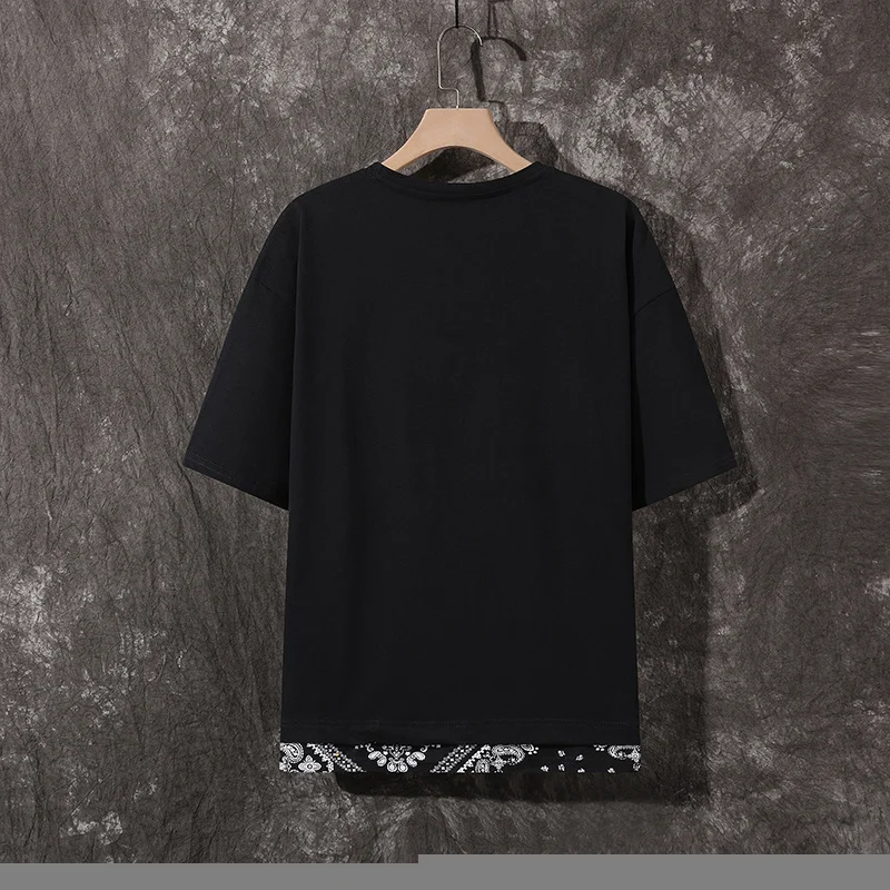 Black Men Men's Hoodies Cashew flowers Patchwork Short Sleeves Sweatshirt Harajuku Japanese Streetwear Hoodie Men
Black Men Men's Hoodies Cashew flowers Patchwork Short Sleeves Sweatshirt Harajuku Japanese Streetwear Hoodie Men