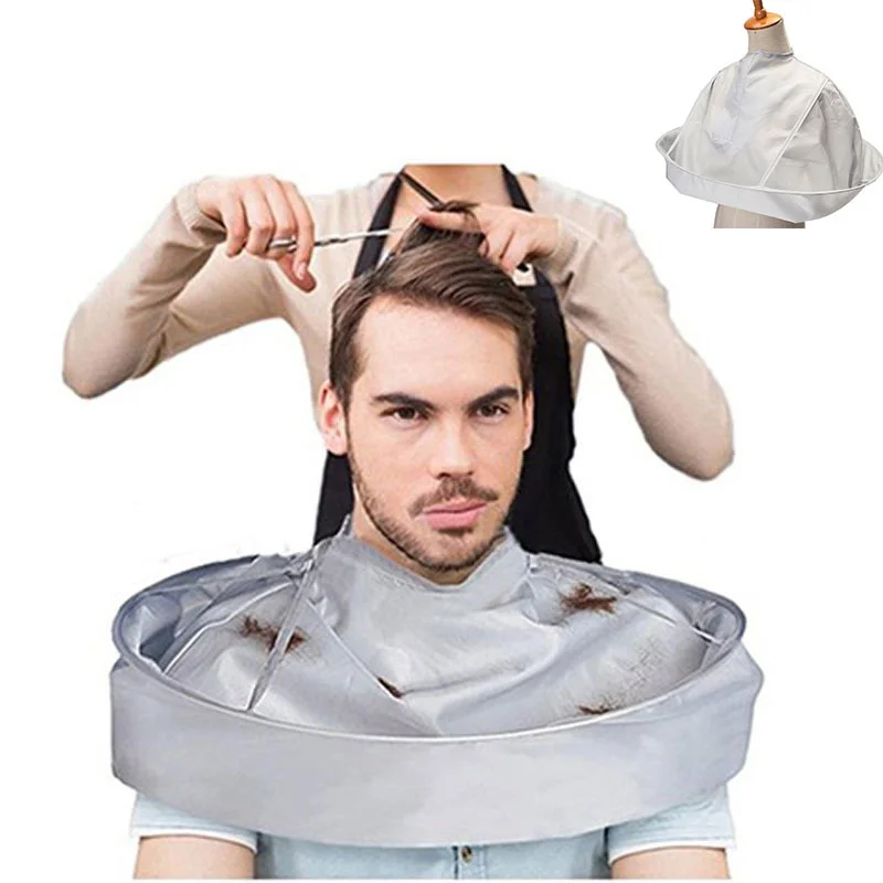 

Barber Cape Shaving Apron Adult/Kids Barber Shawl Barber Salon Shawl Keeps Hair Off Clothes and Floors Easy Cleanup 1-Pack