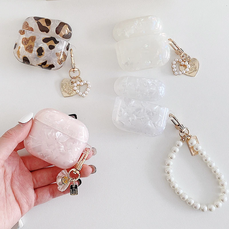 Luxury Girls Pearl Shell Case for Airpods 3 Case for AirPods Pro 2 1 Case with Keychain Earphone Soft Funda for airpods 3 2021
Luxury Girls Pearl Shell Case for Airpods 3 Case for AirPods Pro 2 1 Case with Keychain Earphone Soft Funda for airpods 3 2021