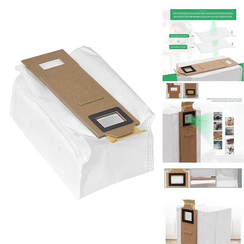 14Pcs Replacement Bags For Xiaomi Roborock S7 T7S Plus Robot Vacuum Cleaner Accessories
14Pcs Replacement Bags For Xiaomi Roborock S7 T7S Plus Robot Vacuum Cleaner Accessories