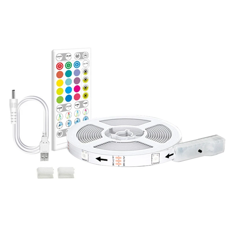 LED Light Bar USB 5V 18 LED/M Full Color Music Smart LED BT Symphony TV Light Atmosphere Decorative Light Bar
LED Light Bar USB 5V 18 LED/M Full Color Music Smart LED BT Symphony TV Light Atmosphere Decorative Light Bar