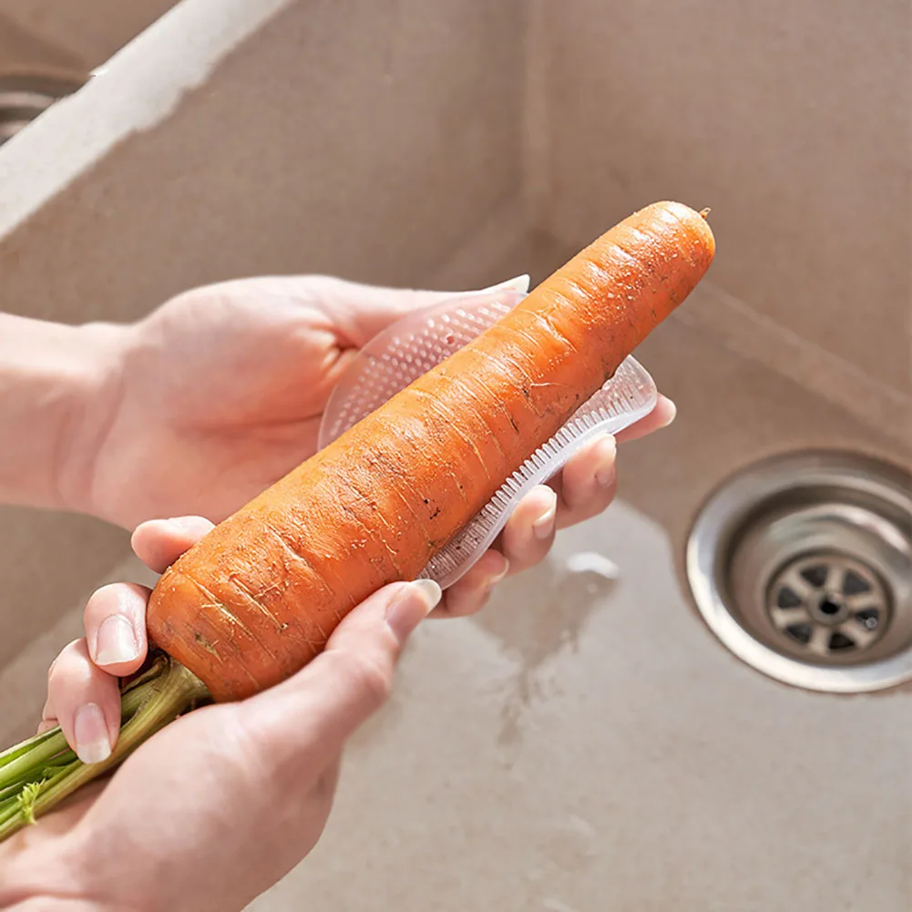 Cleaning Tools Vegetable Fruit Cleaning Brush Flexible Potato Carrot Cucumber Cleaning Brush Kitchen Accessories Washing Gadget 
Cleaning Tools Vegetable Fruit Cleaning Brush Flexible Potato Carrot Cucumber Cleaning Brush Kitchen Accessories Washing Gadget