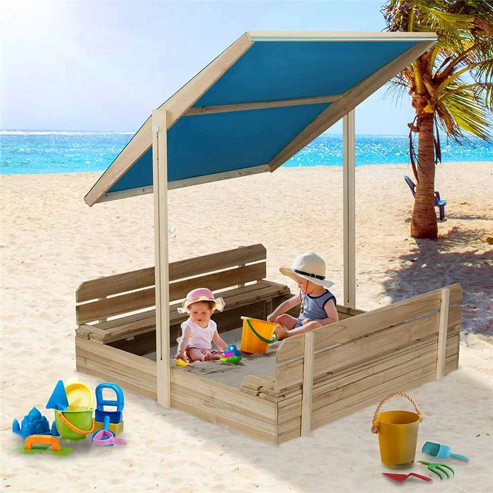 UV-Anti Sun Shade Sail Cloth Canopy Tent Kid Sand Boxes Sandboxes Covers Foldable Bench Wooden Seats for Garden Lawn Patios
UV-Anti Sun Shade Sail Cloth Canopy Tent Kid Sand Boxes Sandboxes Covers Foldable Bench Wooden Seats for Garden Lawn Patios
