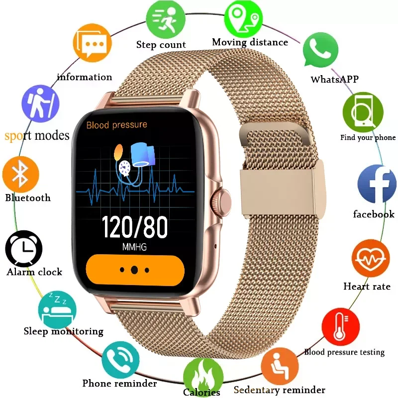Smart Watch Men Women Full Touch Screen Fitness Tracker Watches IP67 Waterproof Sport Smartwatch Bluetooth Call For IOS Android
Smart Watch Men Women Full Touch Screen Fitness Tracker Watches IP67 Waterproof Sport Smartwatch Bluetooth Call For IOS Android