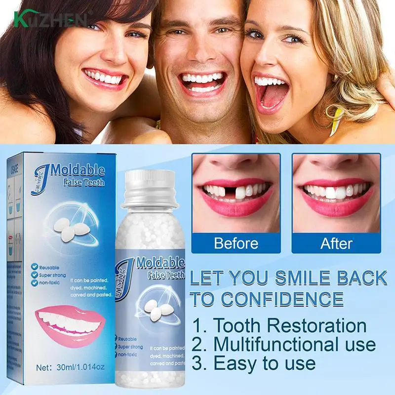 30g Temporary Tooth Repair Beads Missing Broken Teeth Dental Adhesive Teeth Dentist FalseTeeth Solid Glue Temporary Tooth Repair
30g Temporary Tooth Repair Beads Missing Broken Teeth Dental Adhesive Teeth Dentist FalseTeeth Solid Glue Temporary Tooth Repair