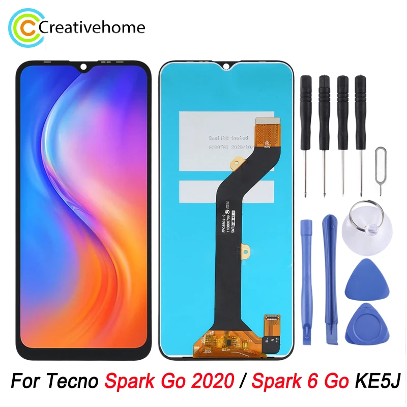 Оригинальный ЖК-экран и дигитайзер в сборе с/без рамки для Tecno Spark Go 2020 / Spark 6 Go KE5J
Оригинальный ЖК-экран и дигитайзер в сборе с/без рамки для Tecno Spark Go 2020 / Spark 6 Go KE5J