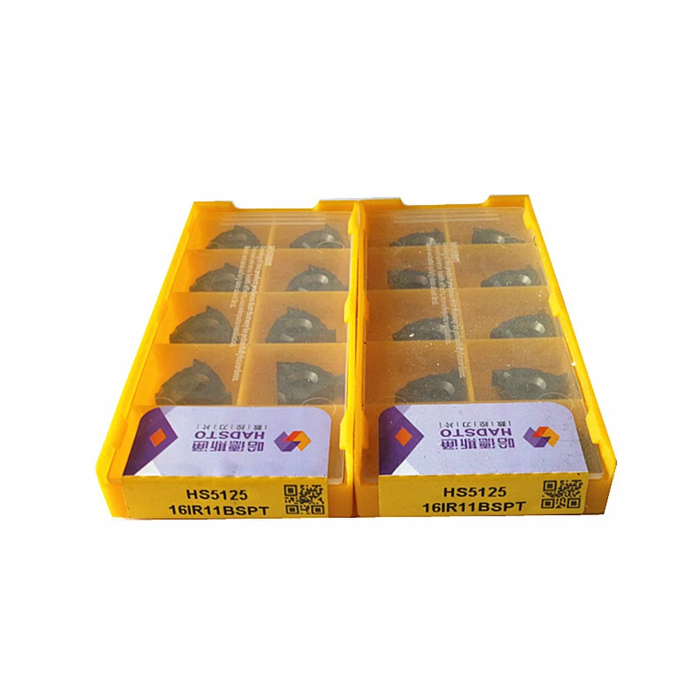HADESITONG 10PCS 16ER11BSPT 16IR11BSPT 16ER19BSPT HS5125 CNC Lathe Tool Threading Carbide Insert For P.M.K
HADESITONG 10PCS 16ER11BSPT 16IR11BSPT 16ER19BSPT HS5125 CNC Lathe Tool Threading Carbide Insert For P.M.K