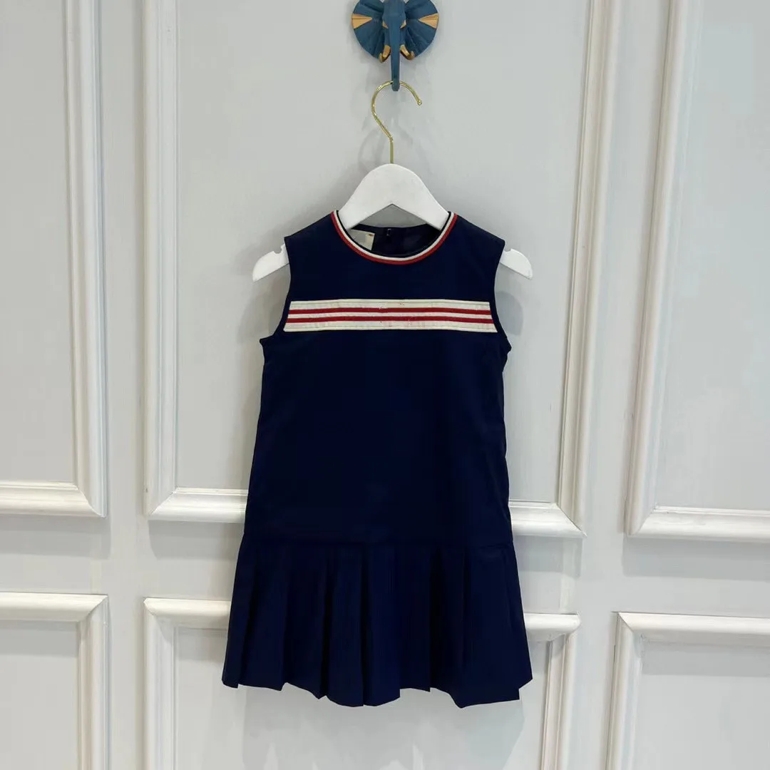 2022 Summer Pure Dark Blue Sleeveless Girls Dress Party Princess Teenage Girls Clothing 90-160cm
2022 Summer Pure Dark Blue Sleeveless Girls Dress Party Princess Teenage Girls Clothing 90-160cm
