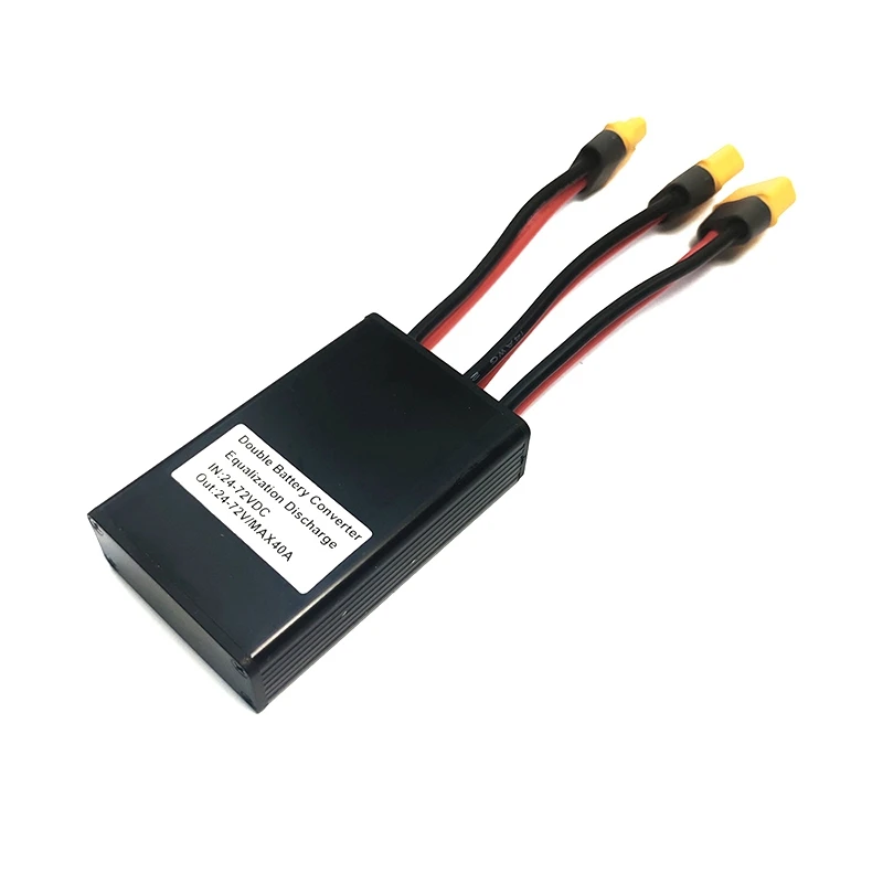 Dual Battery Connection Adapter Switcher Module Increase Battery Capacity Dual Battery Parallel Module With 20V-72V
Dual Battery Connection Adapter Switcher Module Increase Battery Capacity Dual Battery Parallel Module With 20V-72V