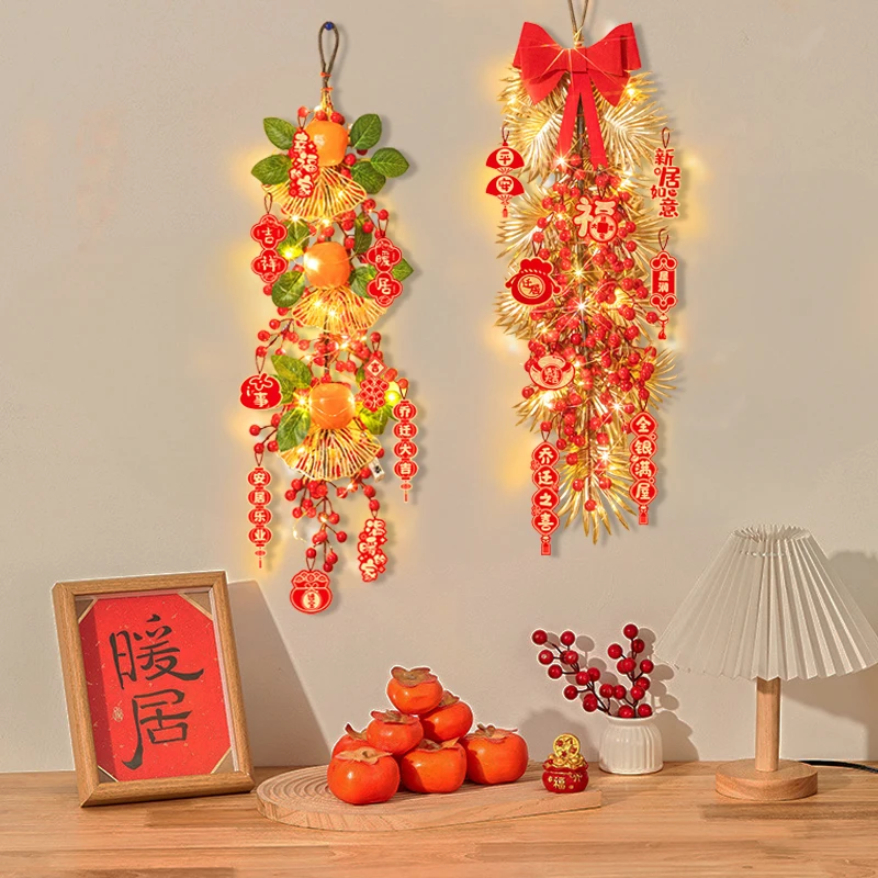 2024 Chinese New Year Hanging Decoration Artificial Fortune Fruit Pendant With Led Light Housewarming Diy Spring Festival Xmas
2024 Chinese New Year Hanging Decoration Artificial Fortune Fruit Pendant With Led Light Housewarming Diy Spring Festival Xmas