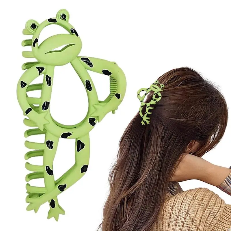 Hair Jaw Clamps Frog Shape Claw Clips Portable Claw Hair Clips For Holiday Christmas Gift Strong Hold Grips Hair Accessories For
Hair Jaw Clamps Frog Shape Claw Clips Portable Claw Hair Clips For Holiday Christmas Gift Strong Hold Grips Hair Accessories For