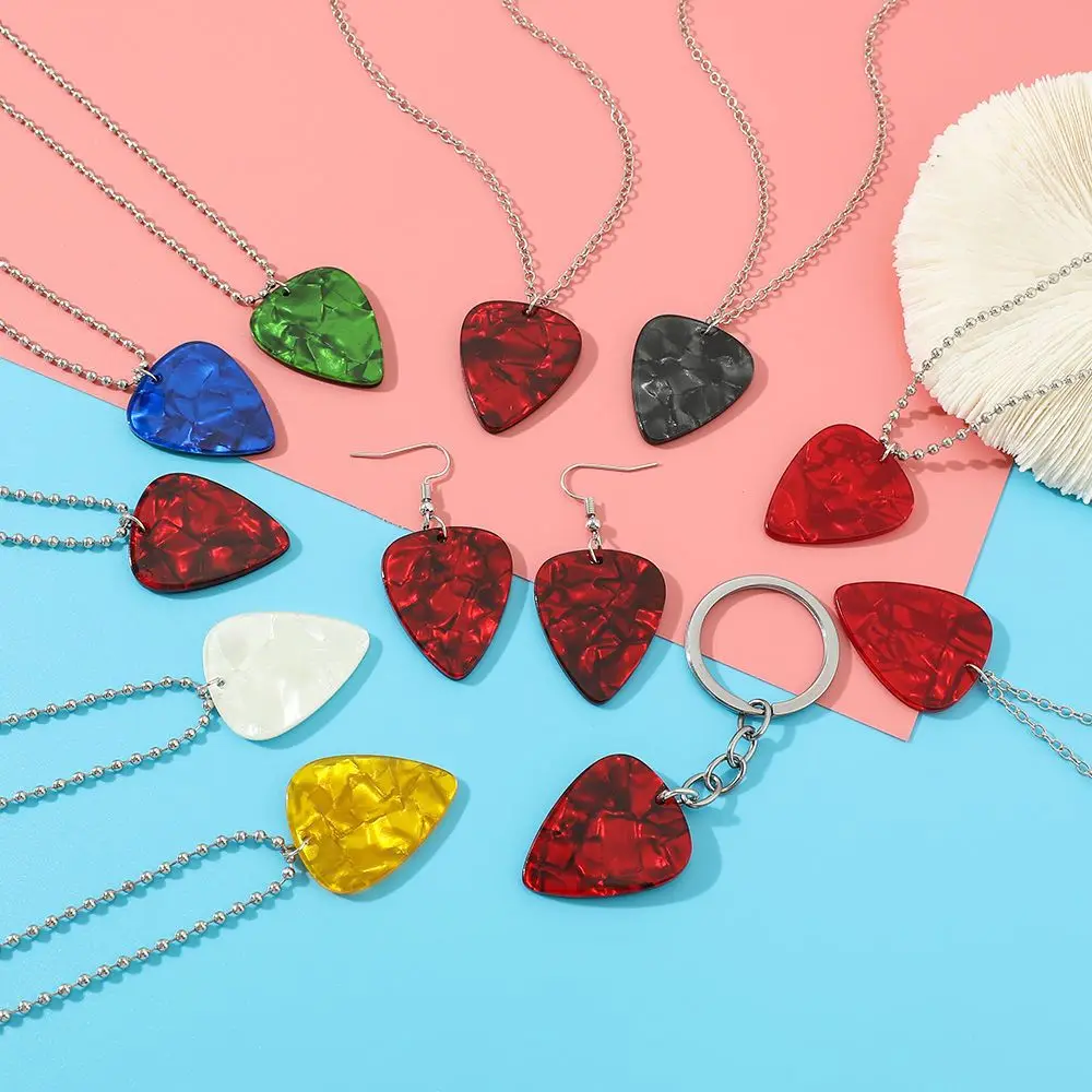 Punk Eddie Munson Guitar Pick Pendant Necklace Stranger Titanium Steel Women/Men Red Necklaces Jewelry Acessories Gifts
Punk Eddie Munson Guitar Pick Pendant Necklace Stranger Titanium Steel Women/Men Red Necklaces Jewelry Acessories Gifts