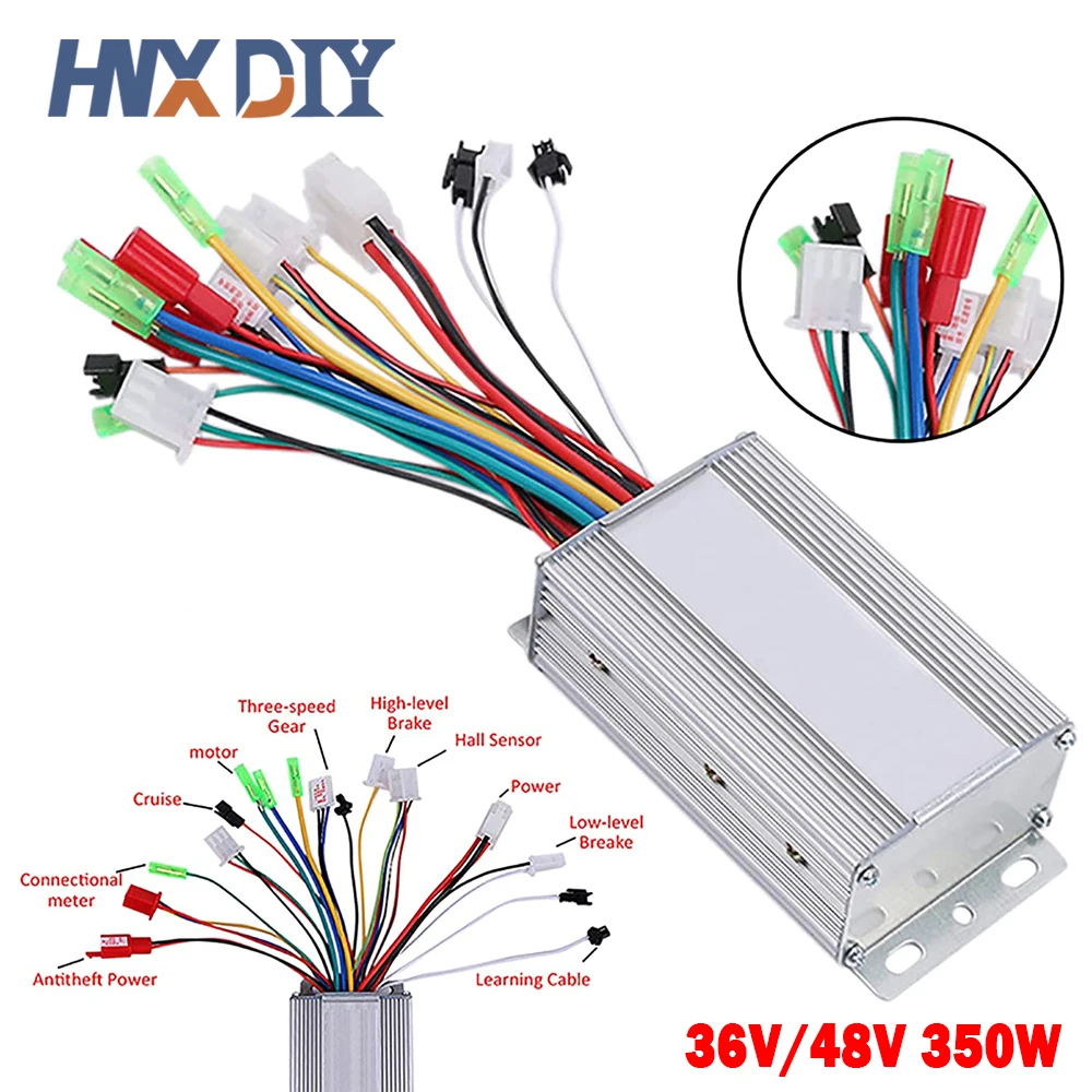 36V/48V 350W Electric Bicycle Accessories Electric Bike Brushless DC Motor Controller For Electric Bicycle E-bike Scooter
36V/48V 350W Electric Bicycle Accessories Electric Bike Brushless DC Motor Controller For Electric Bicycle E-bike Scooter
