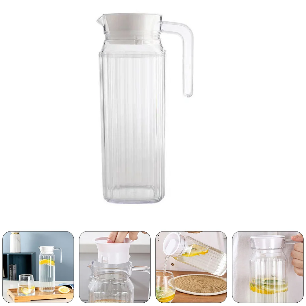 Pitcher Water Jug Plastic Cold Beverage Kettle Container Tea Airtight Clear Hot Capacity Large Spout Kettles Bottle Pot Liquid
Pitcher Water Jug Plastic Cold Beverage Kettle Container Tea Airtight Clear Hot Capacity Large Spout Kettles Bottle Pot Liquid