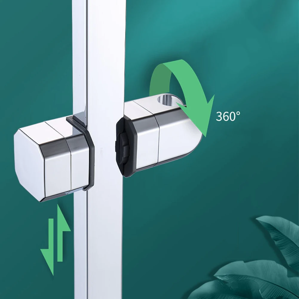 360° Shower Rail Slide Shower Head Holder Bathroom Shower Room Showerhead ABS Plastic Holder Bracket Bathroom Accessories
360° Shower Rail Slide Shower Head Holder Bathroom Shower Room Showerhead ABS Plastic Holder Bracket Bathroom Accessories