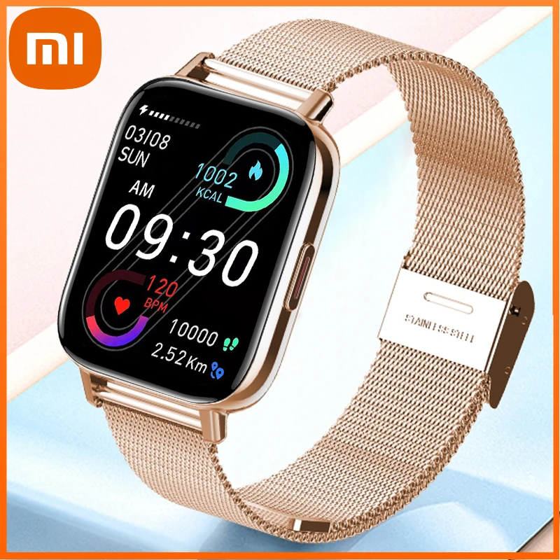Xiaomi For Phone Huawei Android IOS Smart Watch Women Android Android Bluetooth Call Waterproof Smartwatch Women Gold 2022 
Xiaomi For Phone Huawei Android IOS Smart Watch Women Android Android Bluetooth Call Waterproof Smartwatch Women Gold 2022