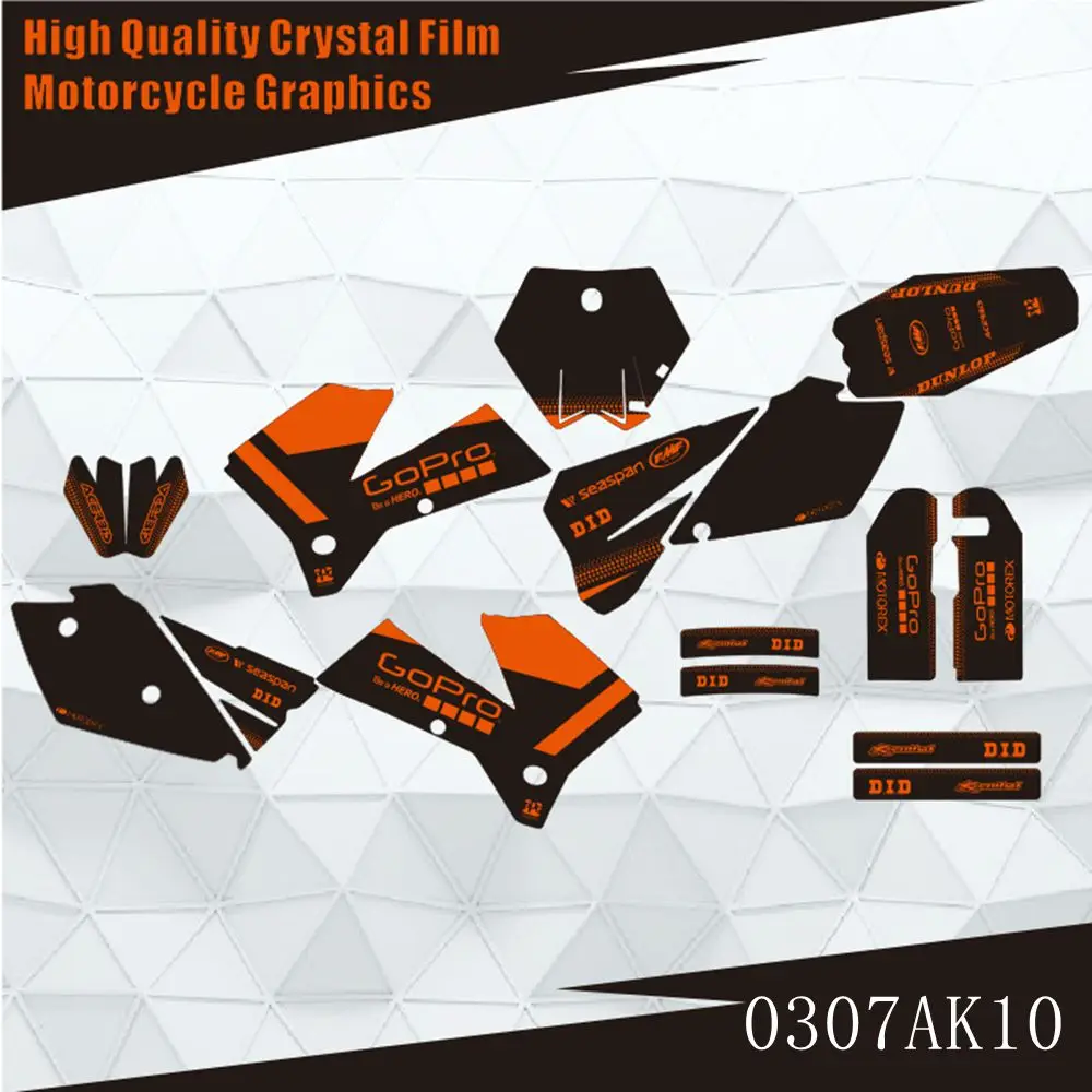 For KTM SX SXF 125 250 450 525 2005 2006 Full Graphics Decals Stickers Motorcycle Background Custom Number Name
For KTM SX SXF 125 250 450 525 2005 2006 Full Graphics Decals Stickers Motorcycle Background Custom Number Name