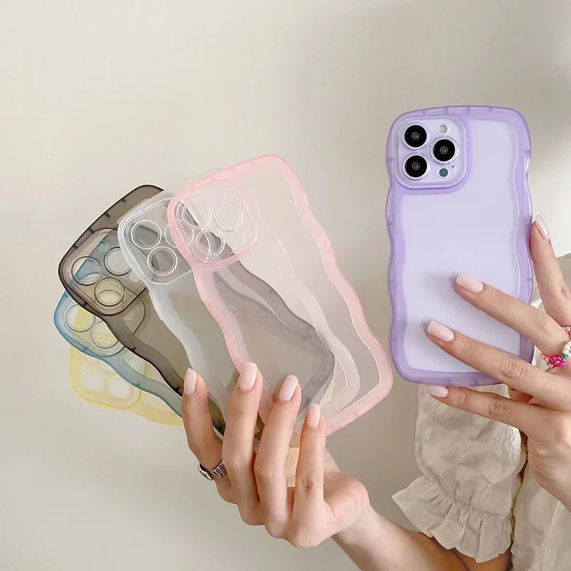 Internet Red Wave Appearance Phone Case Suitable for iPhone X XS XR 11 12 13 14Pro Transparent Solid Soft Case in Six Colors
Internet Red Wave Appearance Phone Case Suitable for iPhone X XS XR 11 12 13 14Pro Transparent Solid Soft Case in Six Colors