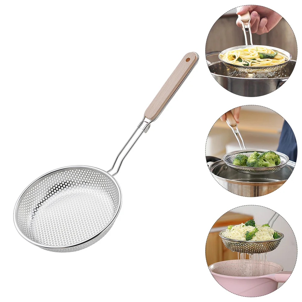 

Skimmer Strainer Stainless Cooking Colander Spoons Steel Spoon Slotted Pasta Ladle Scoop Skimming Hot Pot Kitchen Soup Utensil