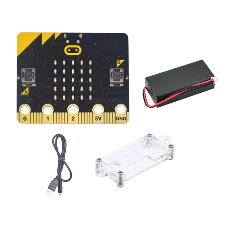 Набор для начинающих BBC Microbit Go Micro:Bit BBC DIY программируемая обучающая макетная плата с защитным корпусом
Набор для начинающих BBC Microbit Go Micro:Bit BBC DIY программируемая обучающая макетная плата с защитным корпусом
