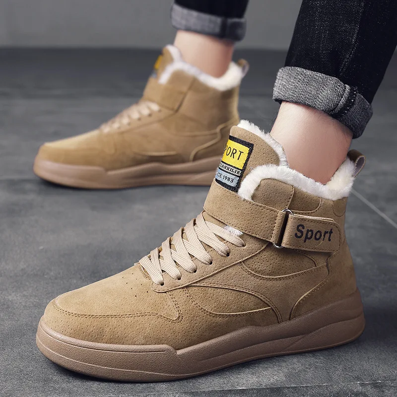 Winter Boots Men Ankle Boots Warm Fur Casual High Top Male Sneakers Nice Fashion Plush Warm Platform Booties Zapatos De Hombre
Winter Boots Men Ankle Boots Warm Fur Casual High Top Male Sneakers Nice Fashion Plush Warm Platform Booties Zapatos De Hombre