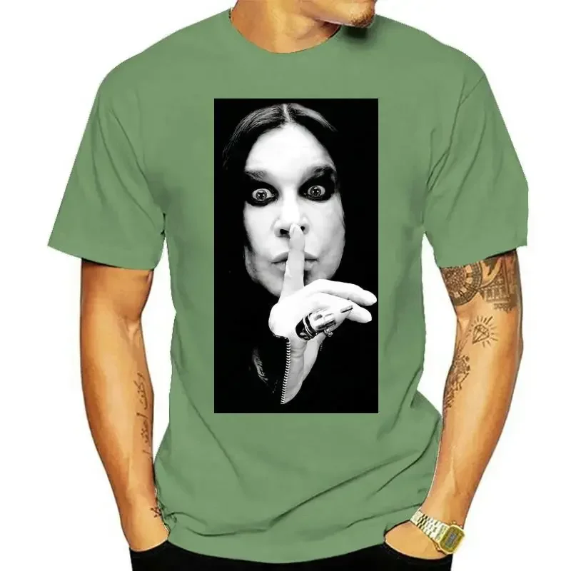 Ozzy черные размеры фриририсунок Юмористическая футболка Осборн тяжелая легенда
