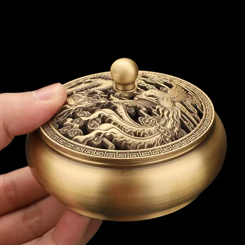 Pure brass incense burner sandalwood stove plate household indoor sandalwood tea ceremony Chinese creative decorations incense
Pure brass incense burner sandalwood stove plate household indoor sandalwood tea ceremony Chinese creative decorations incense