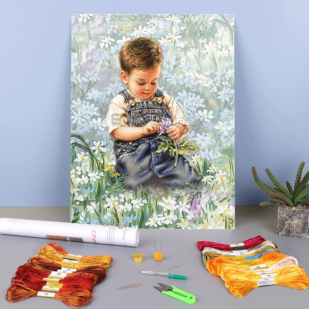 Angel Religion Printed Fabric 11CT Cross-Stitch Kit DIY Embroidery DMC Threads Sewing Needlework Craft Handmade Promotions
Angel Religion Printed Fabric 11CT Cross-Stitch Kit DIY Embroidery DMC Threads Sewing Needlework Craft Handmade Promotions