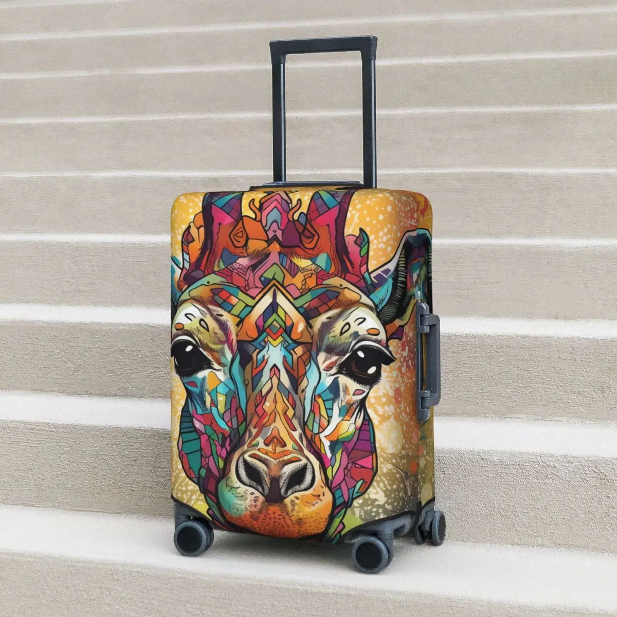 Giraffe Suitcase Cover Wall Graffiti Various Styles Vacation Travel Useful Luggage Supplies Protector
Giraffe Suitcase Cover Wall Graffiti Various Styles Vacation Travel Useful Luggage Supplies Protector