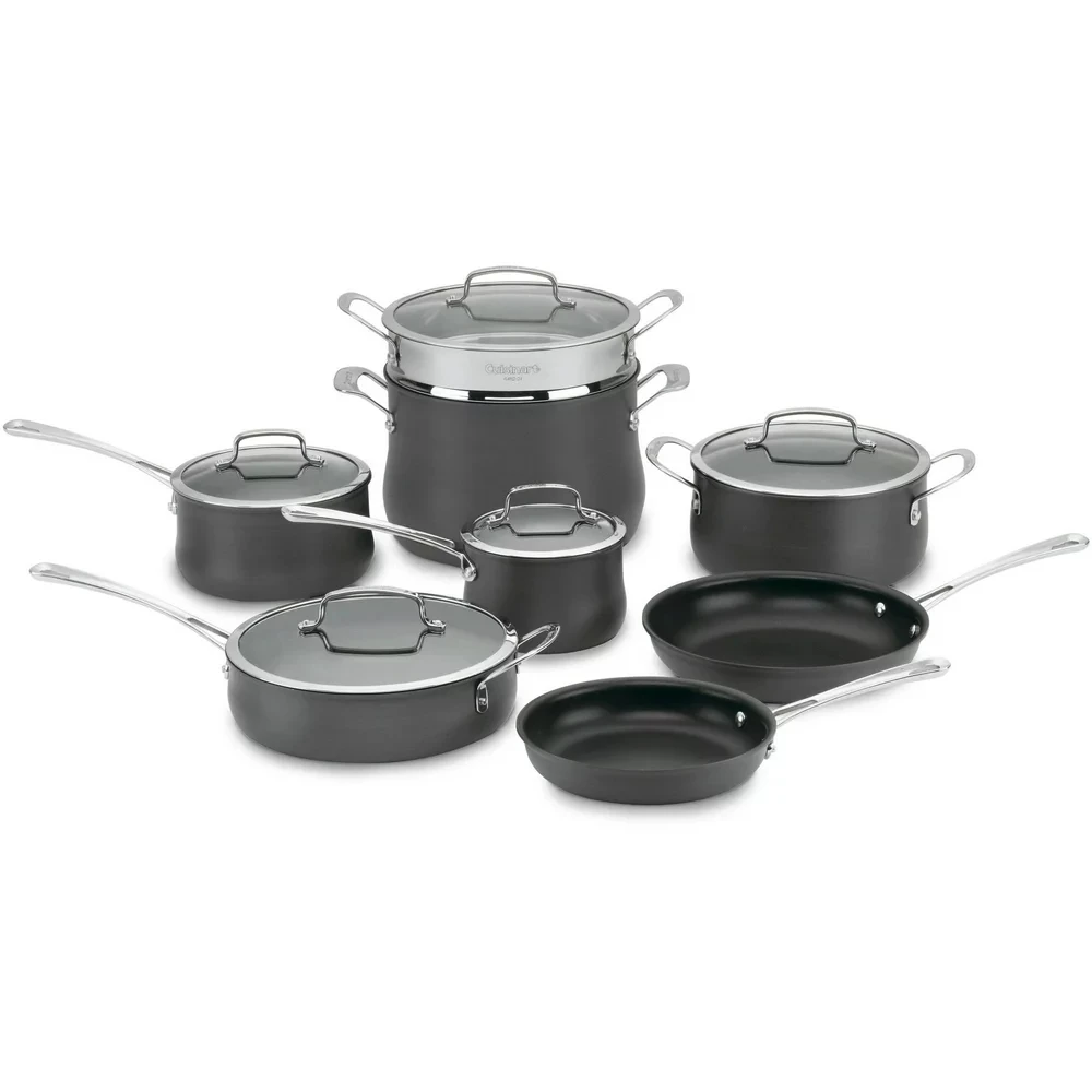 Hard Anodized 13 Pc. Set Slim green coffee Milk steam frother Coffee accessories Espresso coffee maker Coffee machine Coffee mak
Hard Anodized 13 Pc. Set Slim green coffee Milk steam frother Coffee accessories Espresso coffee maker Coffee machine Coffee mak