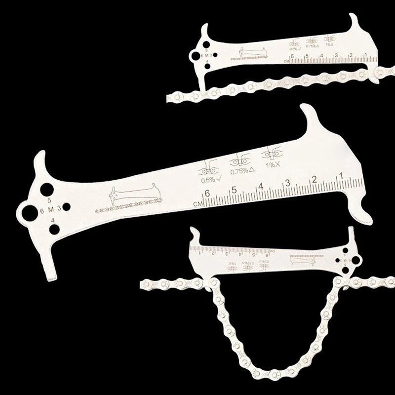 MTB Bike Chain Wear Indicator Ruler Bicycle Chains Gauge Measurement Checker Cycling Repair Tool Caliper Bike Cycling Parts
MTB Bike Chain Wear Indicator Ruler Bicycle Chains Gauge Measurement Checker Cycling Repair Tool Caliper Bike Cycling Parts
