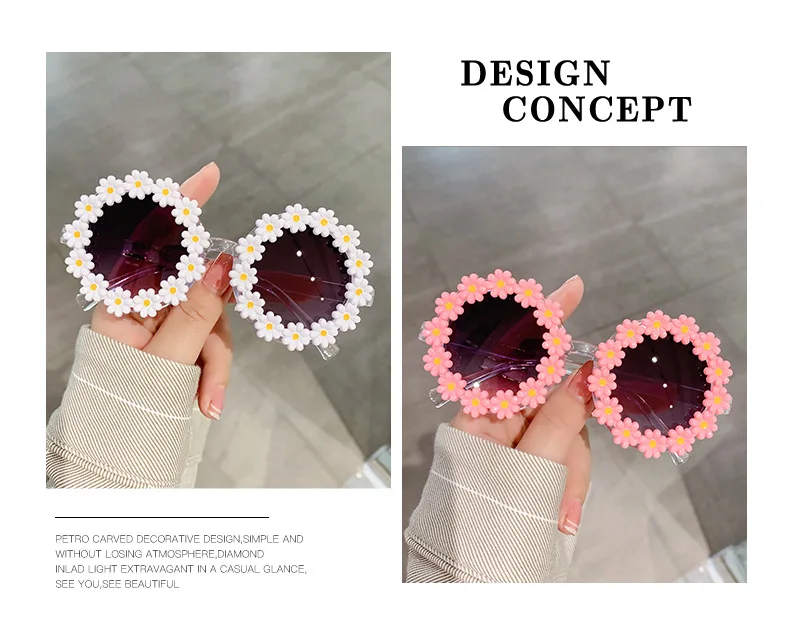 New Fashion Parent-child Round Flower Sunglasses Women Party Decorative Glasses Outdoor Sun Protection Eyewear
New Fashion Parent-child Round Flower Sunglasses Women Party Decorative Glasses Outdoor Sun Protection Eyewear