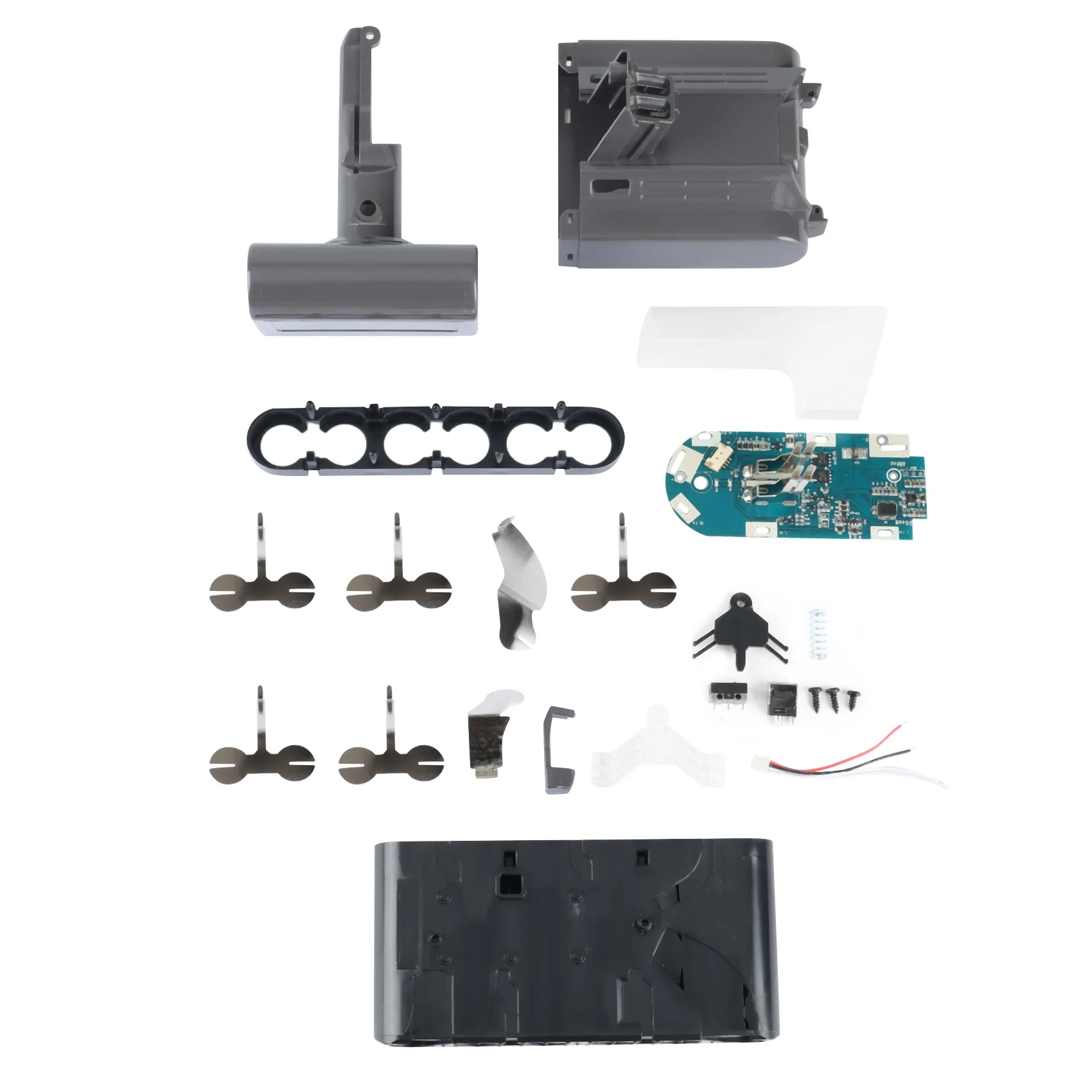 Suitable for Dyson V8 21.6V Absolute Animal Vacuum Cleaner 18650 Battery Plastic Shell Charging Protection Circuit Board
Suitable for Dyson V8 21.6V Absolute Animal Vacuum Cleaner 18650 Battery Plastic Shell Charging Protection Circuit Board